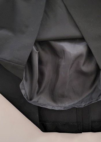 38 Beden Siyah Mini Kalem Etek