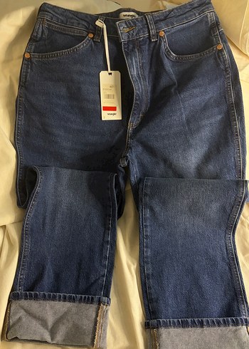 Wrangler Koyu Mavi Denim Jean Pantolon