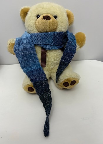 Mavi Kruvasan Atkı - Görsel 15