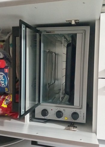 Gri Mini Fırın 9 Litre Kapasiteli - Görsel 6