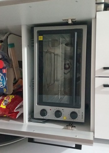 Gri Mini Fırın 9 Litre Kapasiteli - Görsel 7