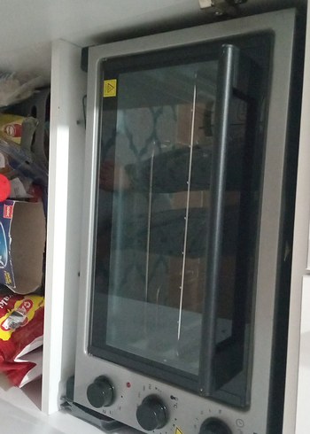 Gri Mini Fırın 9 Litre Kapasiteli - Görsel 2