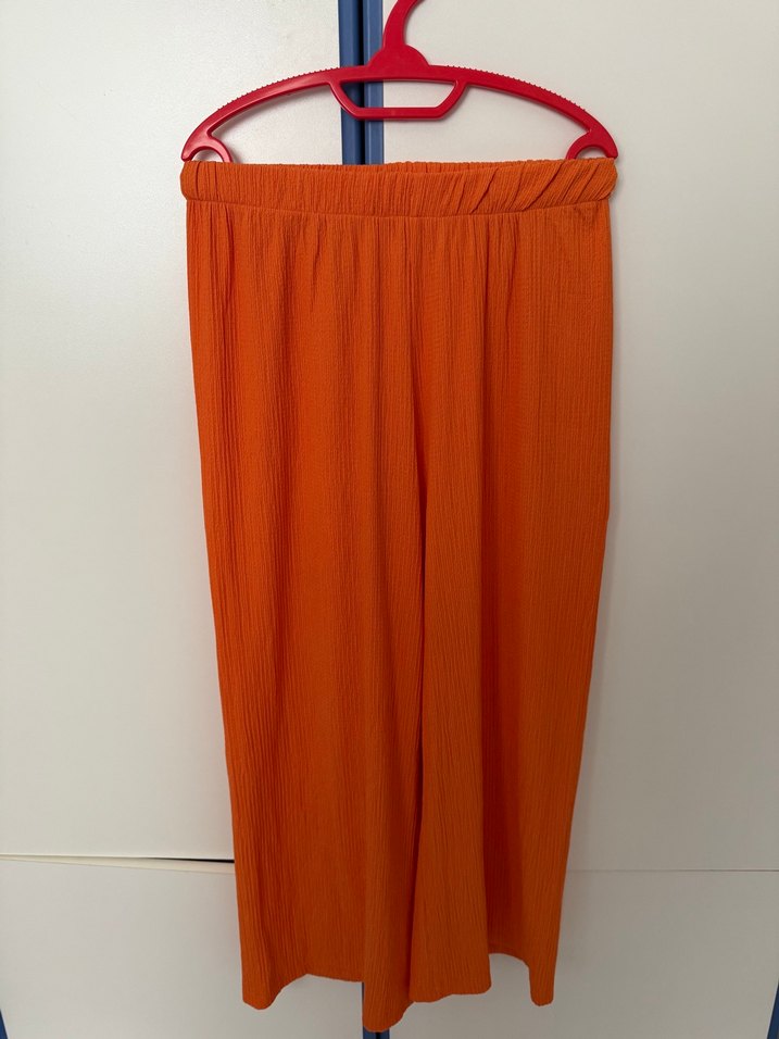 turuncu gömlek pantolon takım - Görsel 2