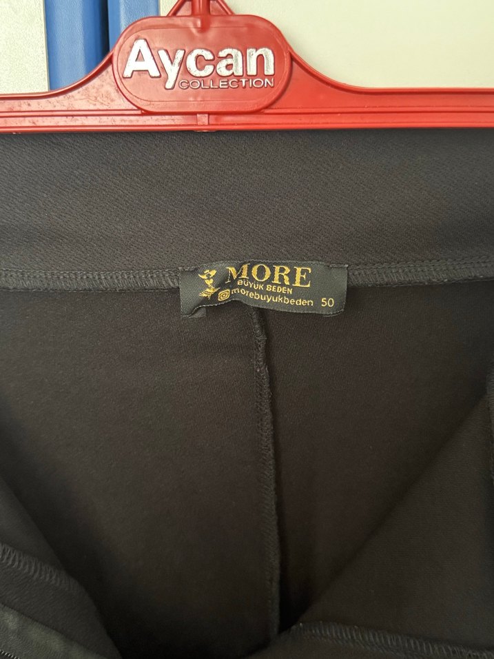 Kadın Siyah Kumaş Pantolon - Görsel 2