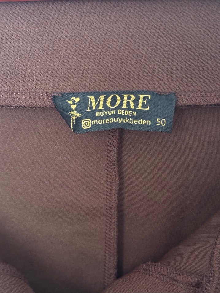 Kahverengi Kadın Kumaş Pantolon - Görsel 2