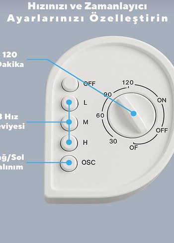 Kumtel Beyaz Kule Vantilatör - Görsel 3