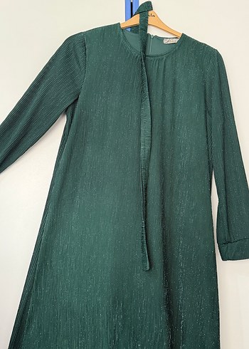 Yeşil Uzun Elbise - Görsel 2