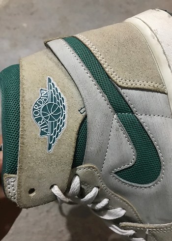 Beyaz Gri Nike Basketbol Ayakkabısı - Görsel 3