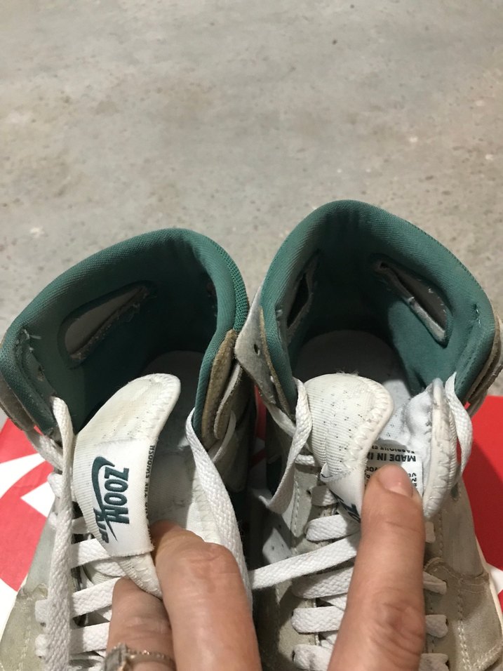 Beyaz Gri Nike Basketbol Ayakkabısı - Görsel 5