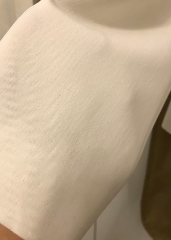 Düğmeli Beyaz Kadın Blazer Ceket - Görsel 7