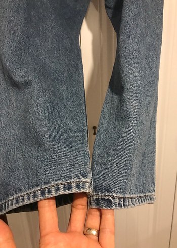 Mavi Rahat Kesim Midi Denim Kadın Jean - Görsel 3