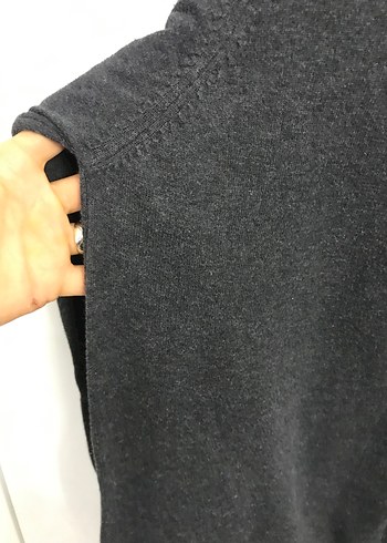 Gri Erkek Bisiklet Yaka Triko Kazak - Görsel 6