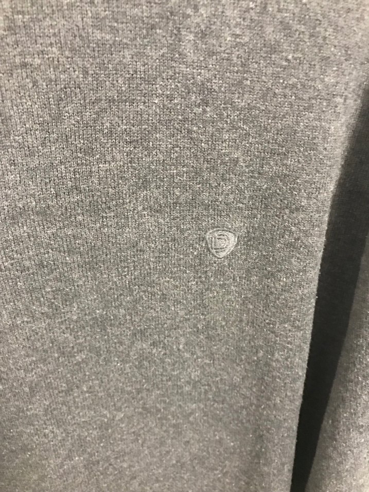 Gri Erkek Bisiklet Yaka Triko Kazak - Görsel 2