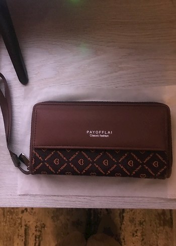 Kahverengi Deri Fermuarlı Kadın Cüzdanı - Görsel 2