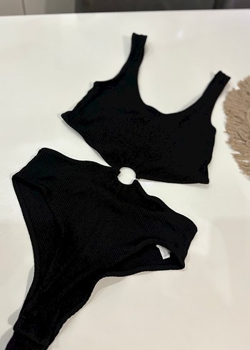 Siyah Mini Strappy Kadın body - Görsel 5