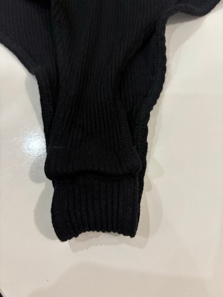 Siyah Mini Strappy Kadın body - Görsel 4