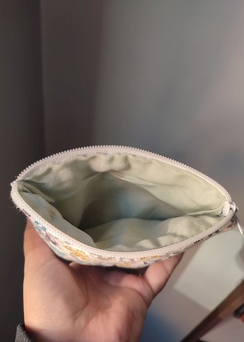 Çiçek Desenli Bohem Cüzdan - Görsel 2