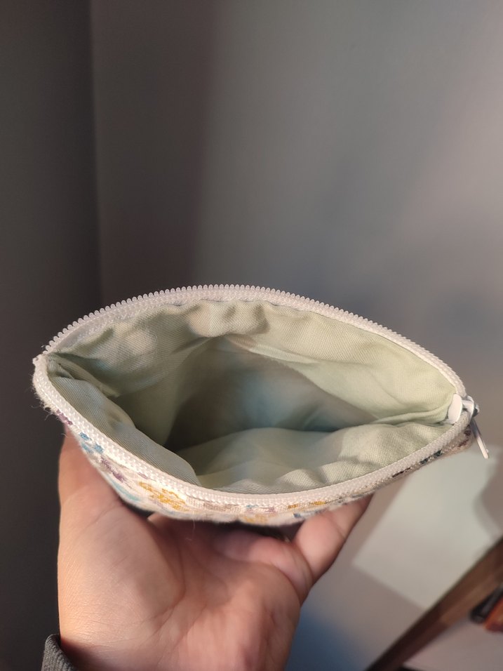 Çiçek Desenli Bohem Cüzdan - Görsel 2