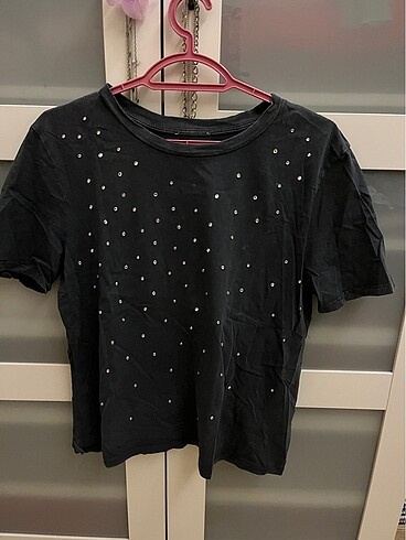 addax taşlı tshirt