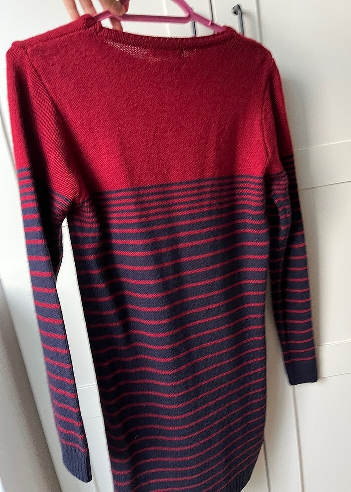 bordo kışlık elbise - Görsel 2