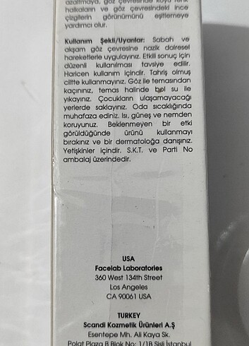 FaceLab Göz Çevresi Serumu - Görsel 2