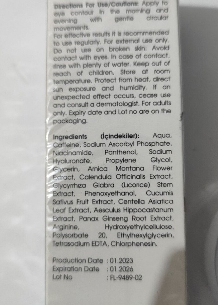 FaceLab Göz Çevresi Serumu - Görsel 3