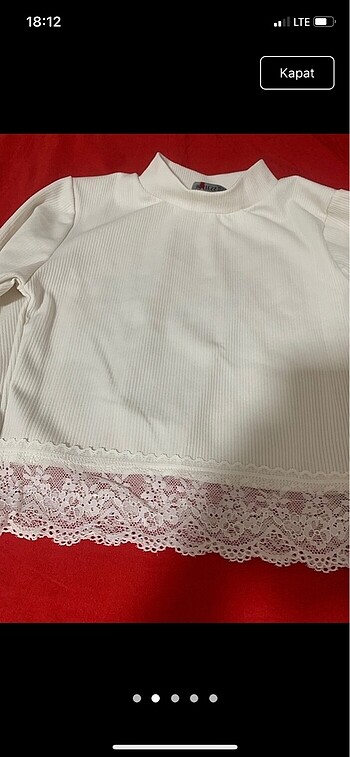 Diğer Dantelli crop