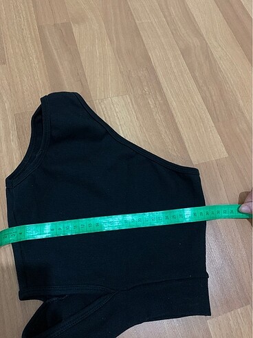 xs Beden Tek kol crop