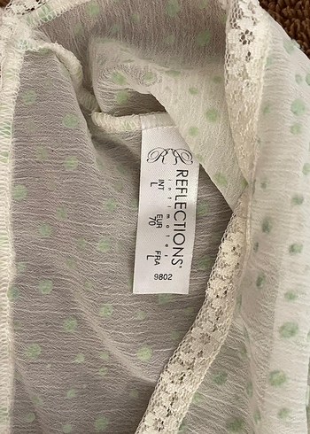 y2k vintage bluz- gecelik - Görsel 3