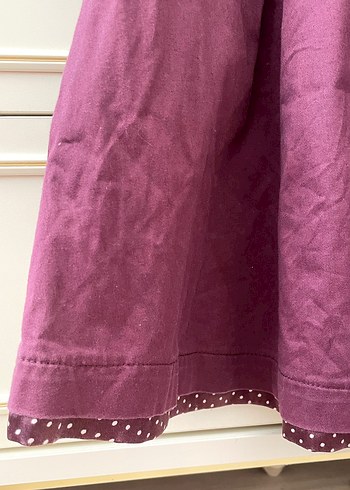 60lar lolita mor puantiye elbise - Görsel 4