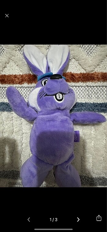 Milka lisanslı peluş tavşan
