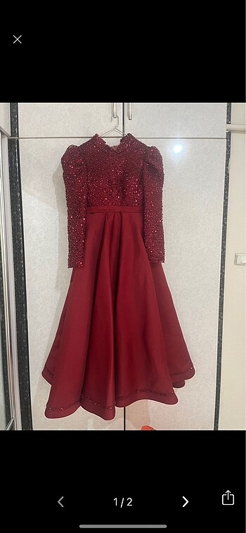 Kına elbisesi arkası iplidir s,m,l beden