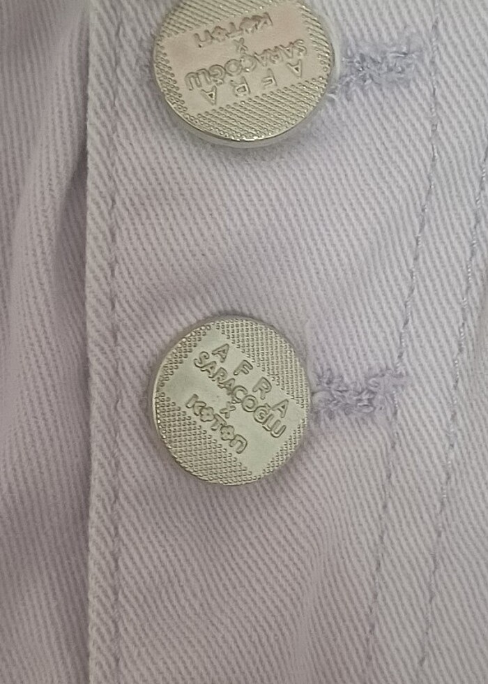 afra saraçoğlu koton lila şort - Görsel 4