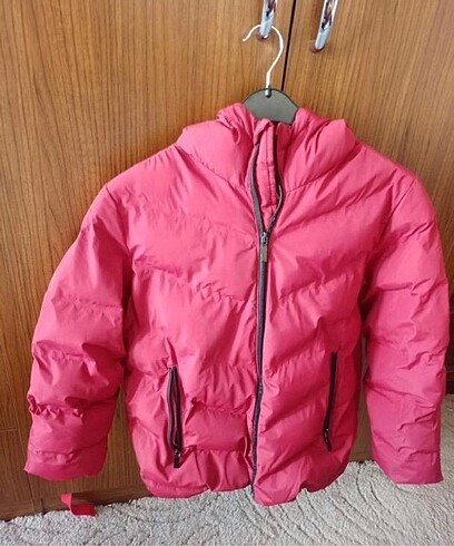 ZARA kırmızı erkek çocuk mont