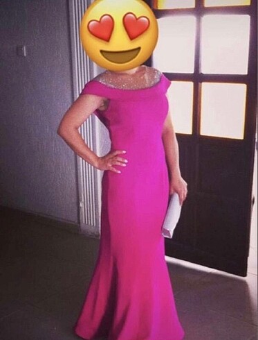 Pembe Abiye Elbise