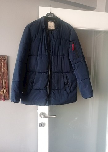 Fermuarlı Lacivert erkek çocuk Mont - Görsel 5