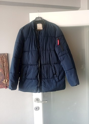 Fermuarlı Lacivert erkek çocuk Mont - Görsel 2