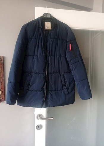 Fermuarlı Lacivert erkek çocuk Mont - Görsel 4