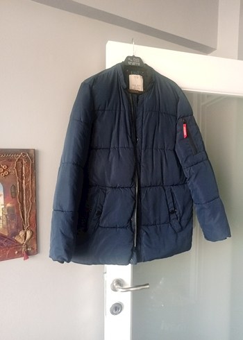 Fermuarlı Lacivert erkek çocuk Mont - Görsel 7