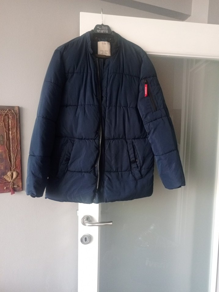 Fermuarlı Lacivert erkek çocuk Mont - Görsel 5