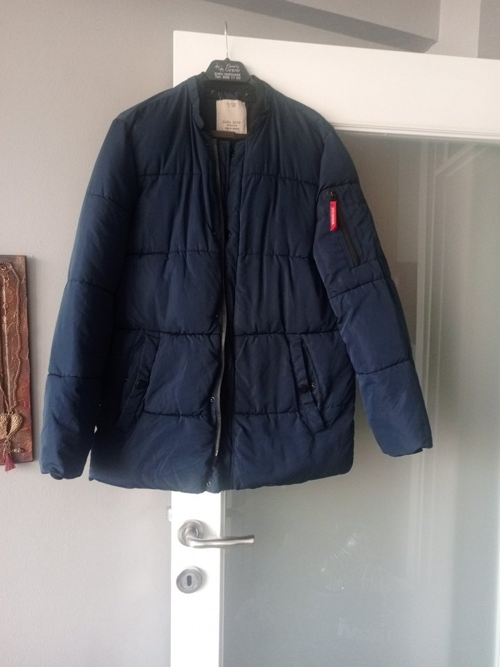 Fermuarlı Lacivert erkek çocuk Mont - Görsel 4