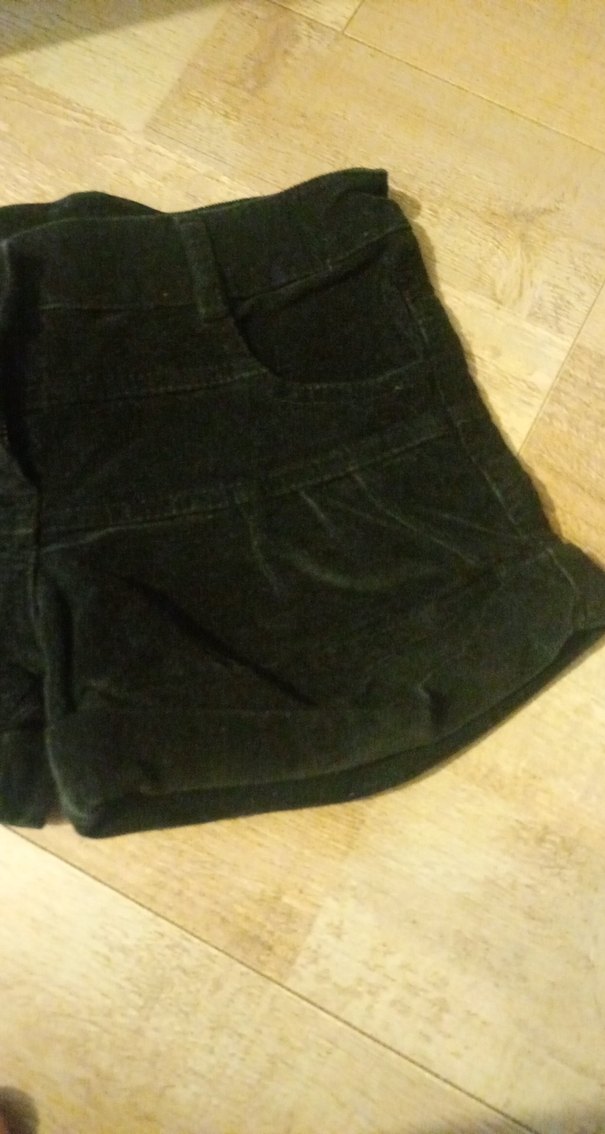 kız çocuk Siyah Süet Mini Şort - Görsel 5