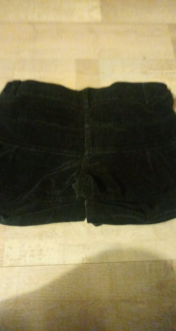 kız çocuk Siyah Süet Mini Şort - Görsel 4