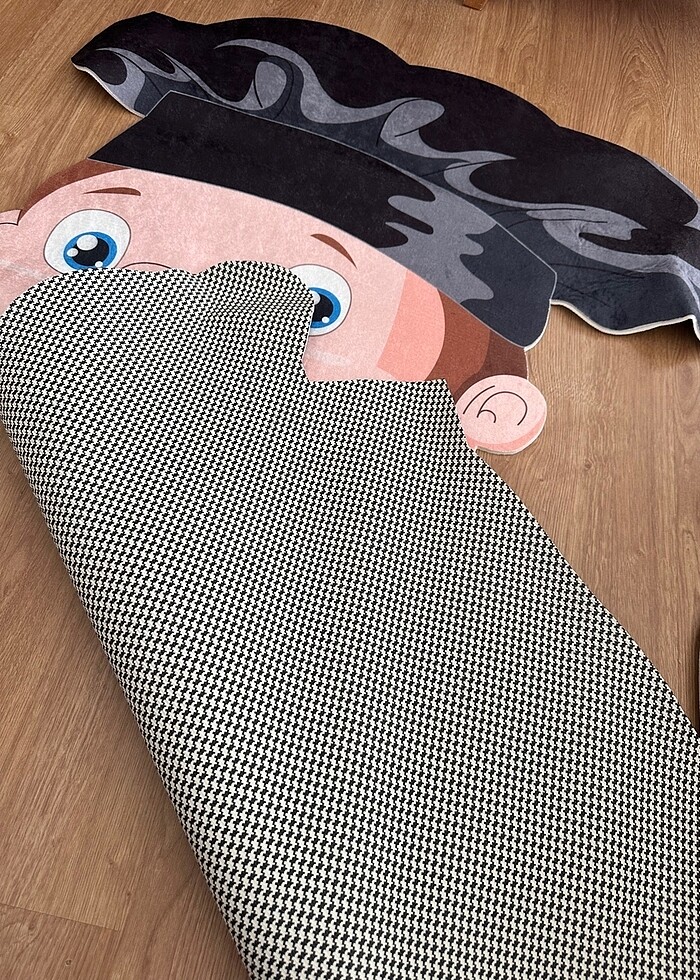 Aşçı desenli yıkanabilir kaymaz mutfak halısı - Görsel 2