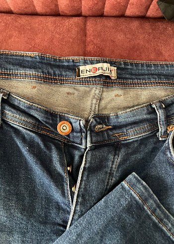 Mavi erkek Denim Normal Boy Kot Pantolon - Görsel 2