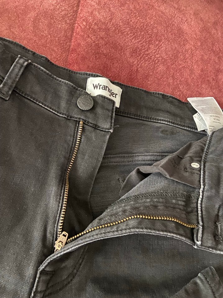 Siyah Erkek Denim Bol Kesim Pantolon - Görsel 2