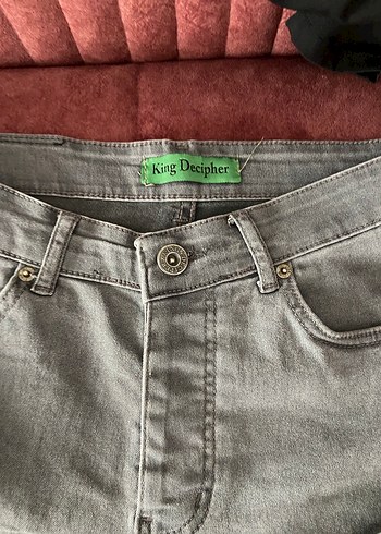 Gri Salaş Erkek Midi Kot Pantolon - Görsel 2