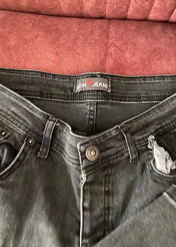 Gri Erkek Denim Jean - Görsel 2