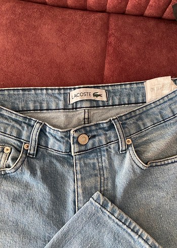 Lacoste Erkek Regular Fit Açık Mavi Denim Jean - Görsel 2