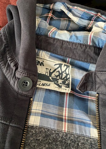 Gri Fermuarlı Erkek Midi Mont - Görsel 2